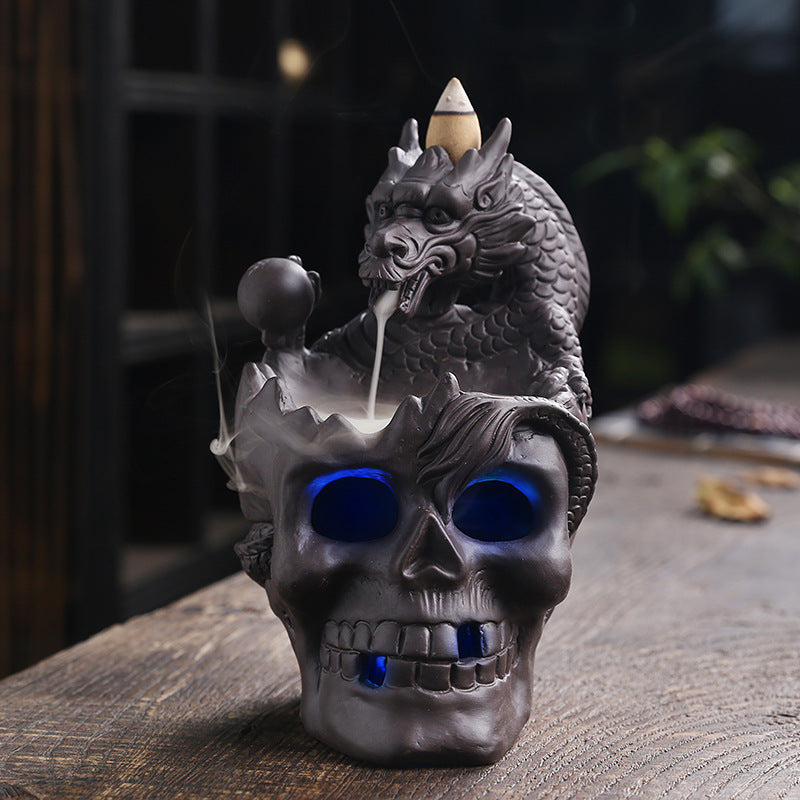Skull Incense Burner