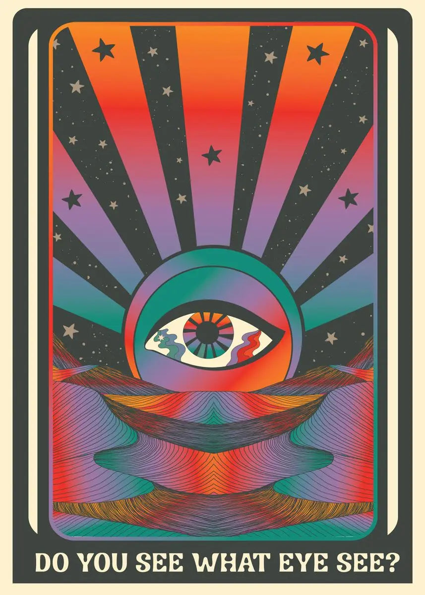 Psychedelic 70s Poster