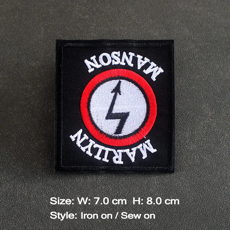 Rock Band Iron on Patches