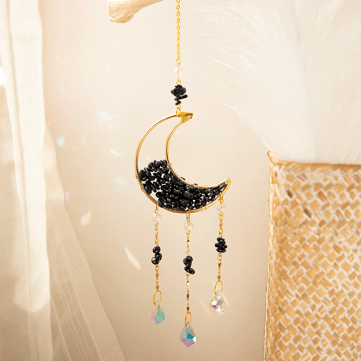 Moon Crystal Sun Catcher