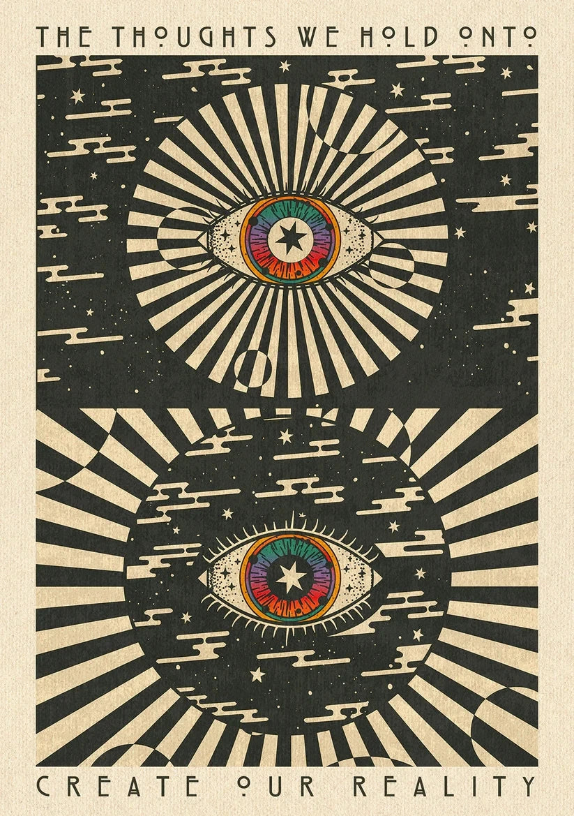 Psychedelic 70s Poster