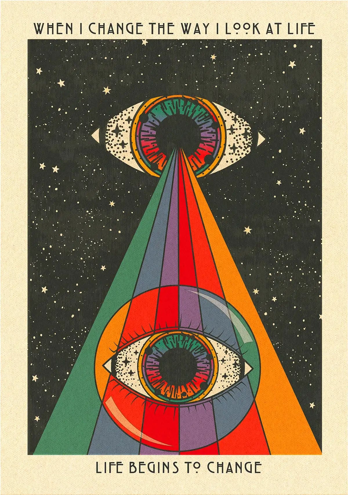 Psychedelic 70s Poster