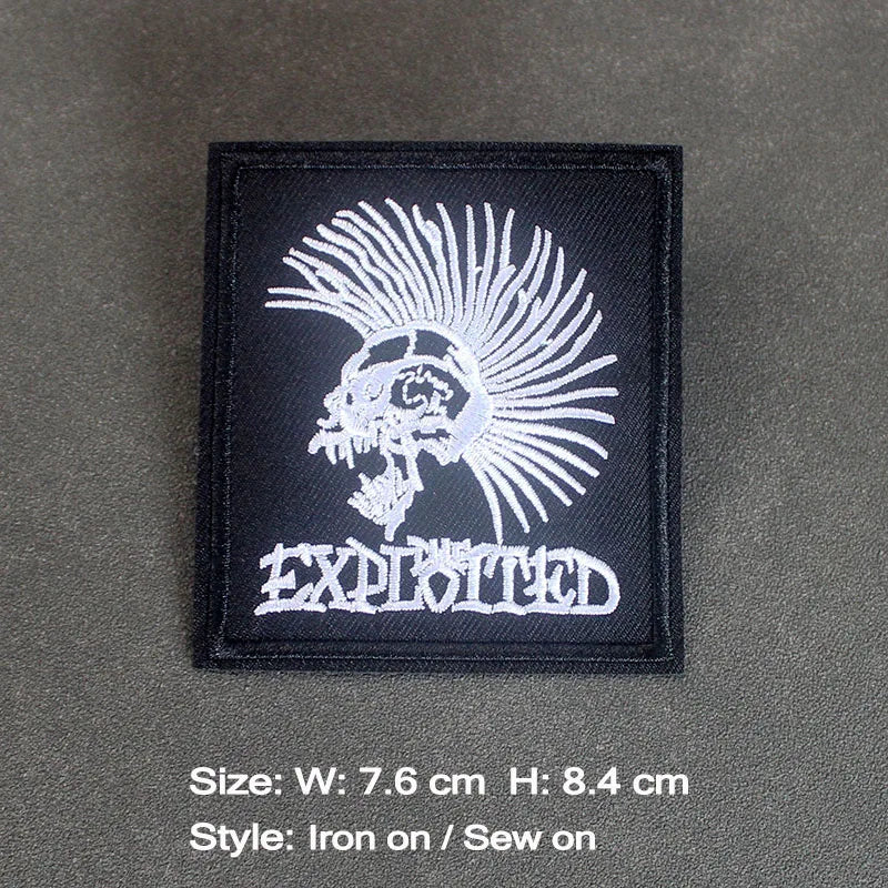 Rock Band Iron on Patches