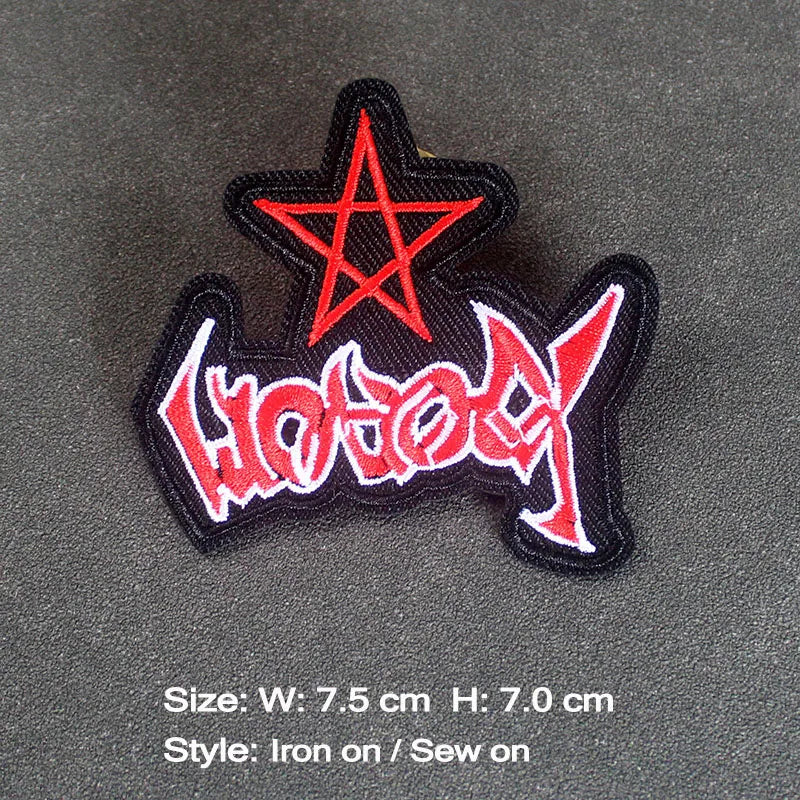 Rock Band Iron on Patches