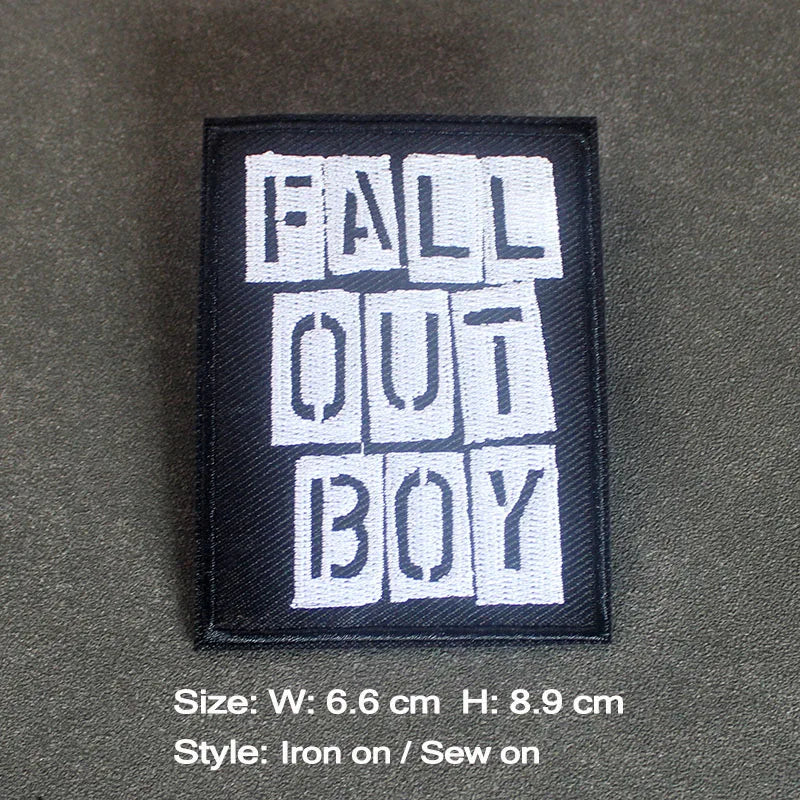 Rock Band Iron on Patches