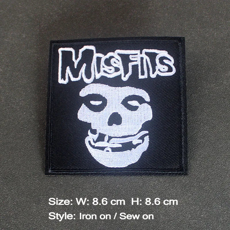 Rock Band Iron on Patches