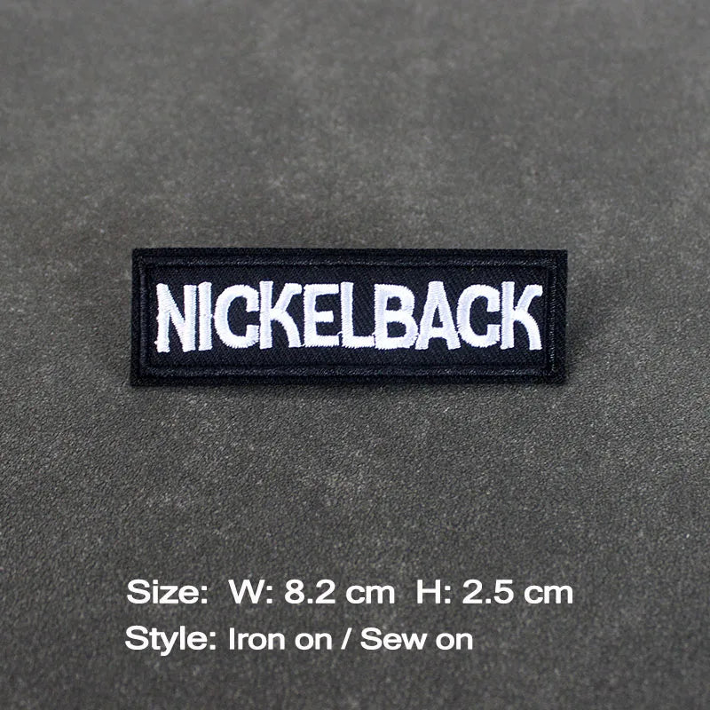 Rock Band Iron on Patches