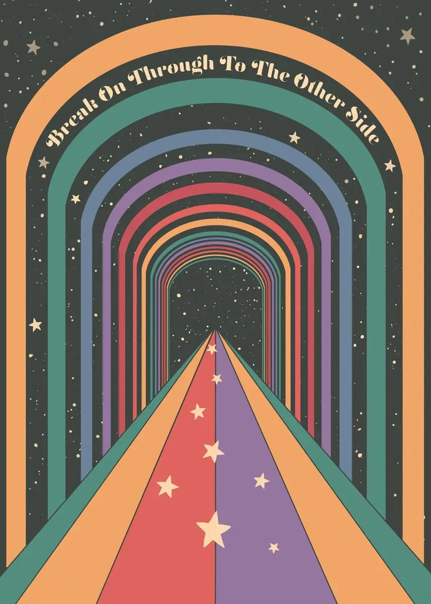 Psychedelic 70s Poster