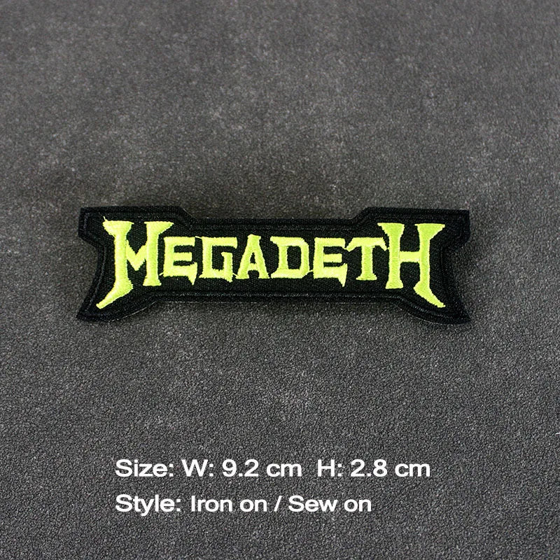 Rock Band Iron on Patches