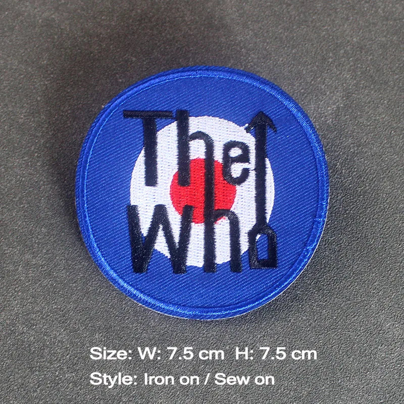 Rock Band Iron on Patches