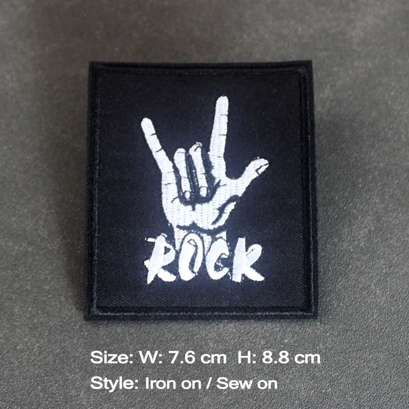 Rock Band Iron on Patches
