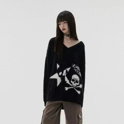 Women's Skull Sweater