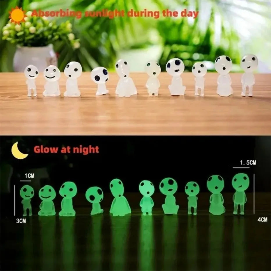 10 Little Glowing Aliens