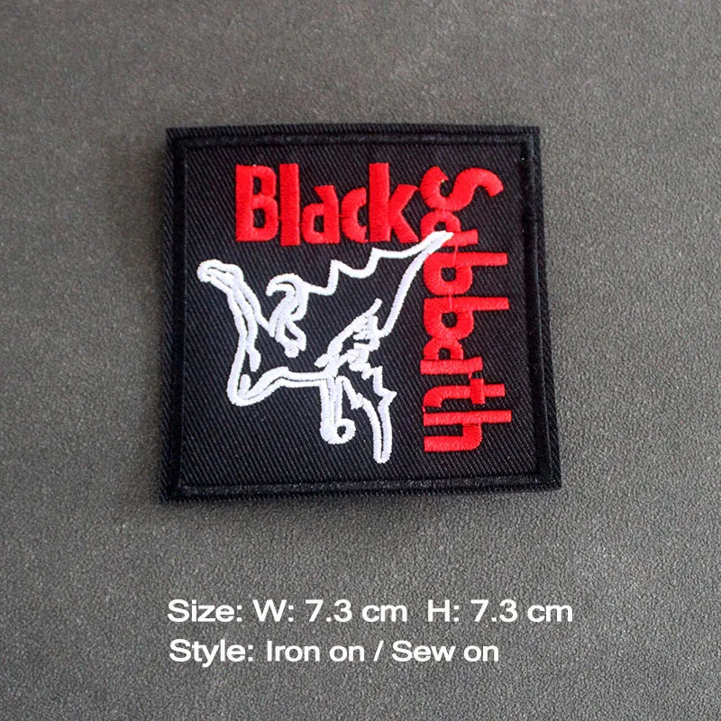 Rock Band Iron on Patches