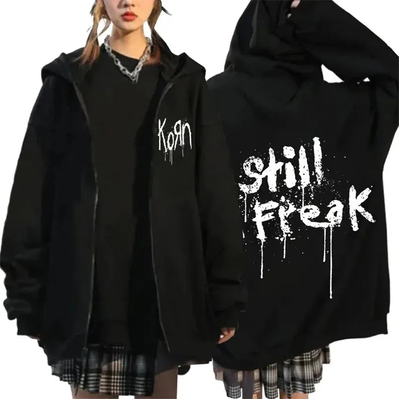 Korn Zipper Hoody