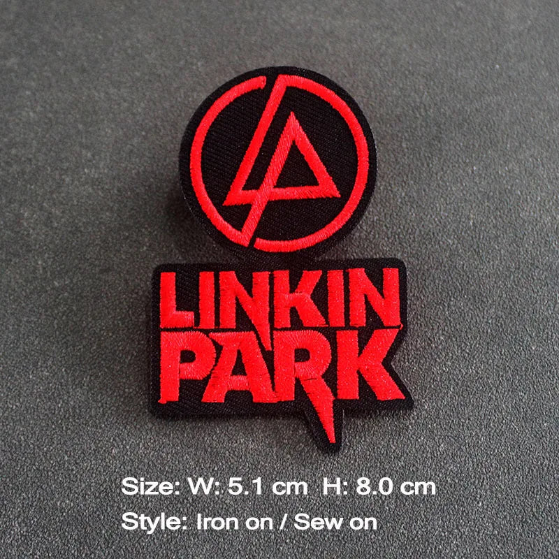 Rock Band Iron on Patches