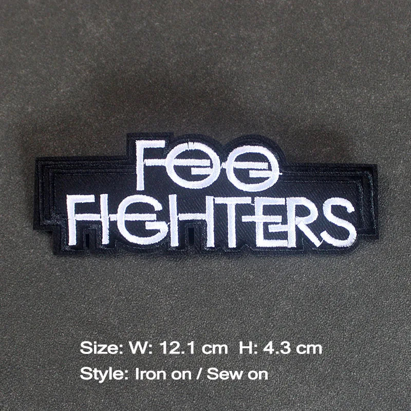 Rock Band Iron on Patches