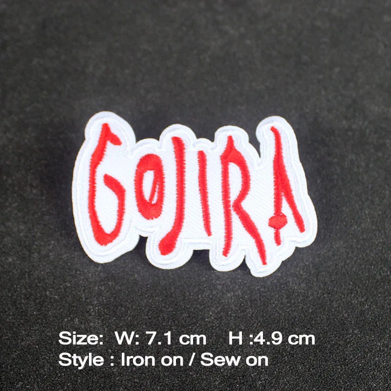 Rock Band Iron on Patches