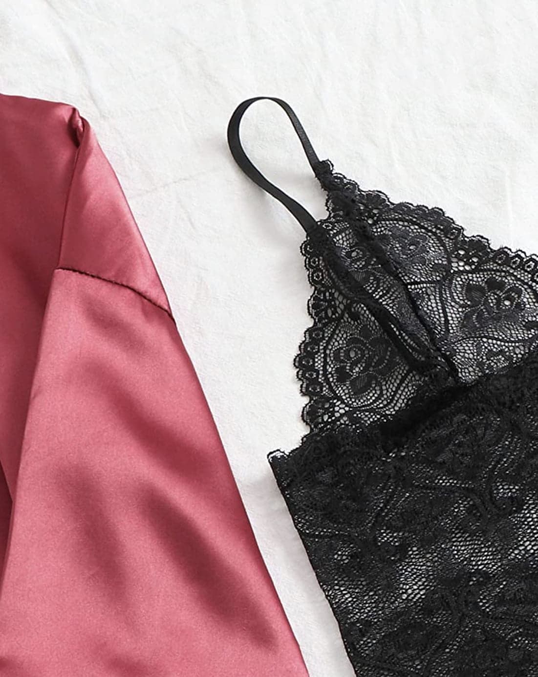 Satin Silk Pajama Set 4pcs