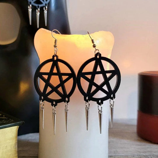 Pentagram Earrings