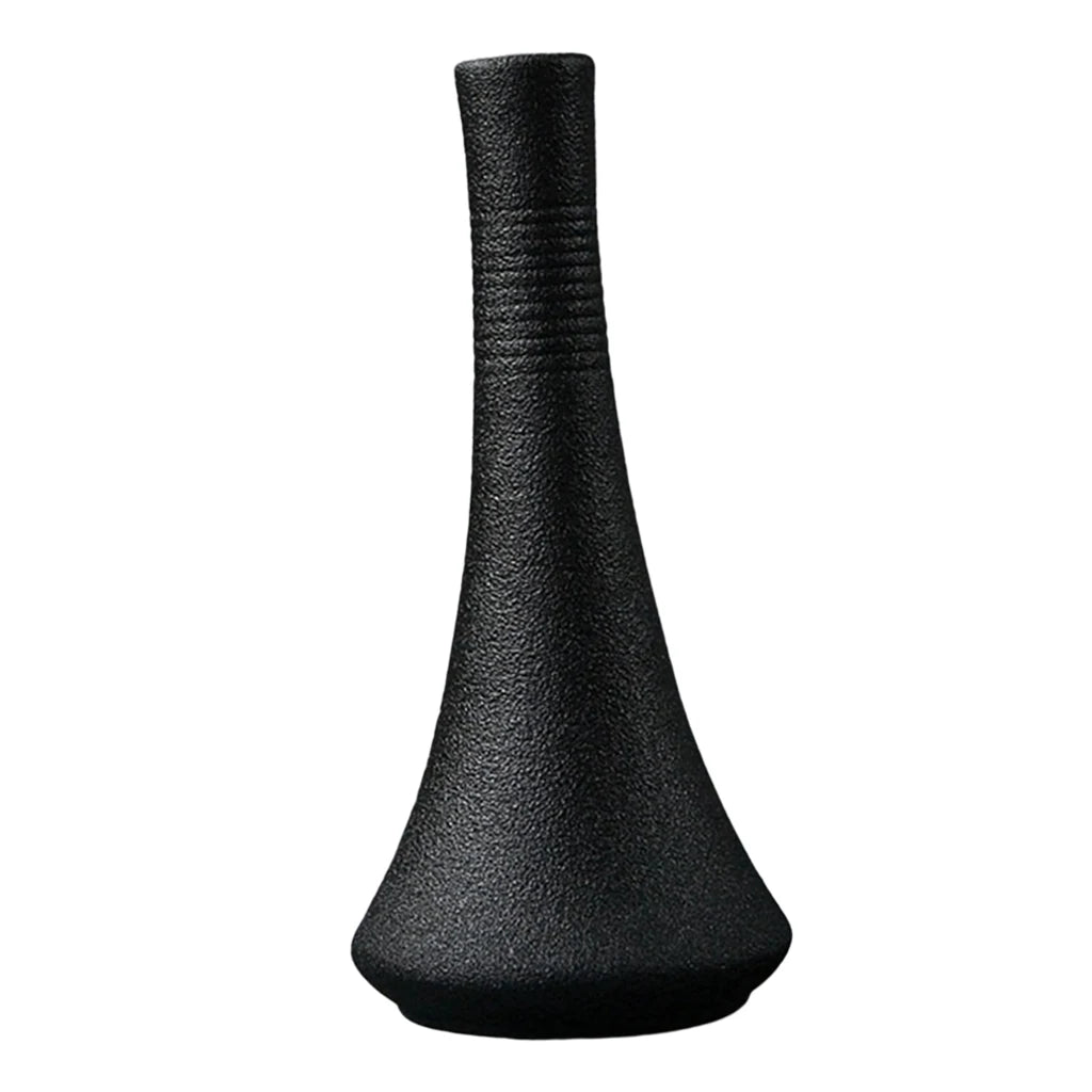 Black Ceramic Vase