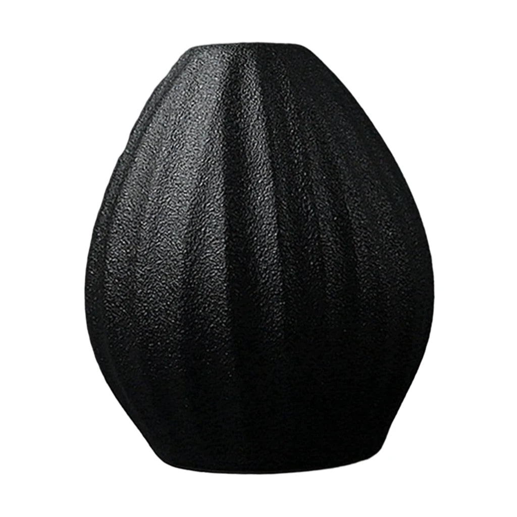 Black Ceramic Vase