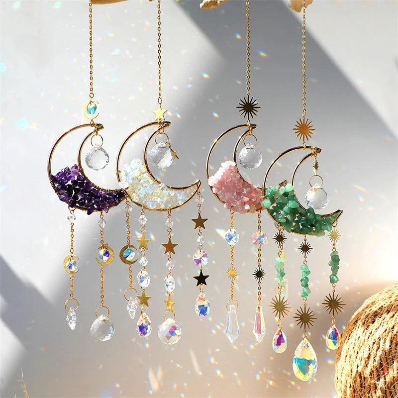 Moon Crystal Sun Catcher