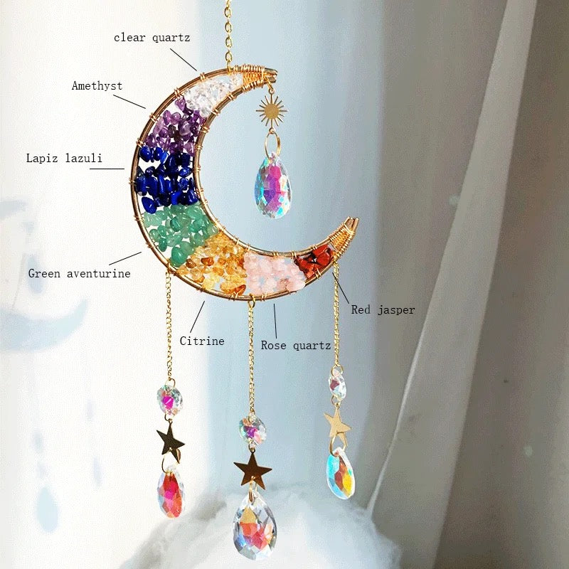 Moon Crystal Sun Catcher
