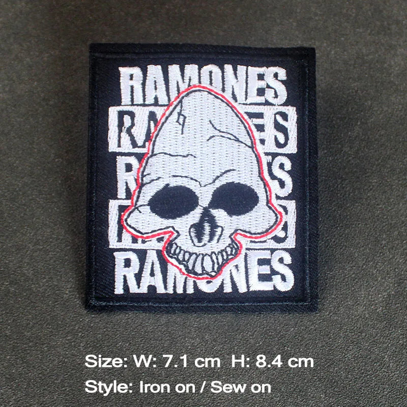 Rock Band Iron on Patches