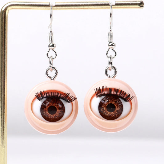 Baby Doll Movable Eye Earrings
