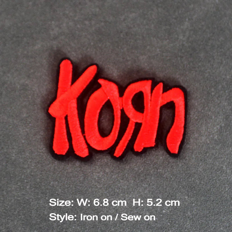 Rock Band Iron on Patches