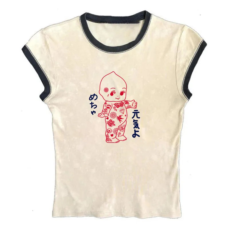 Women's Kewpi Baby Tattooed