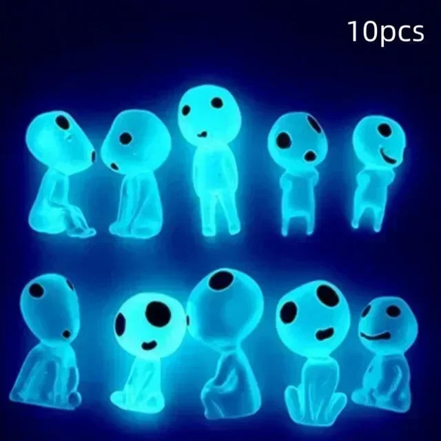 10 Little Glowing Aliens