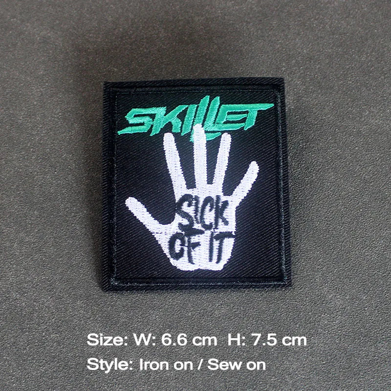 Rock Band Iron on Patches