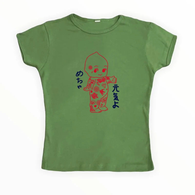 Women's Kewpi Baby Tattooed