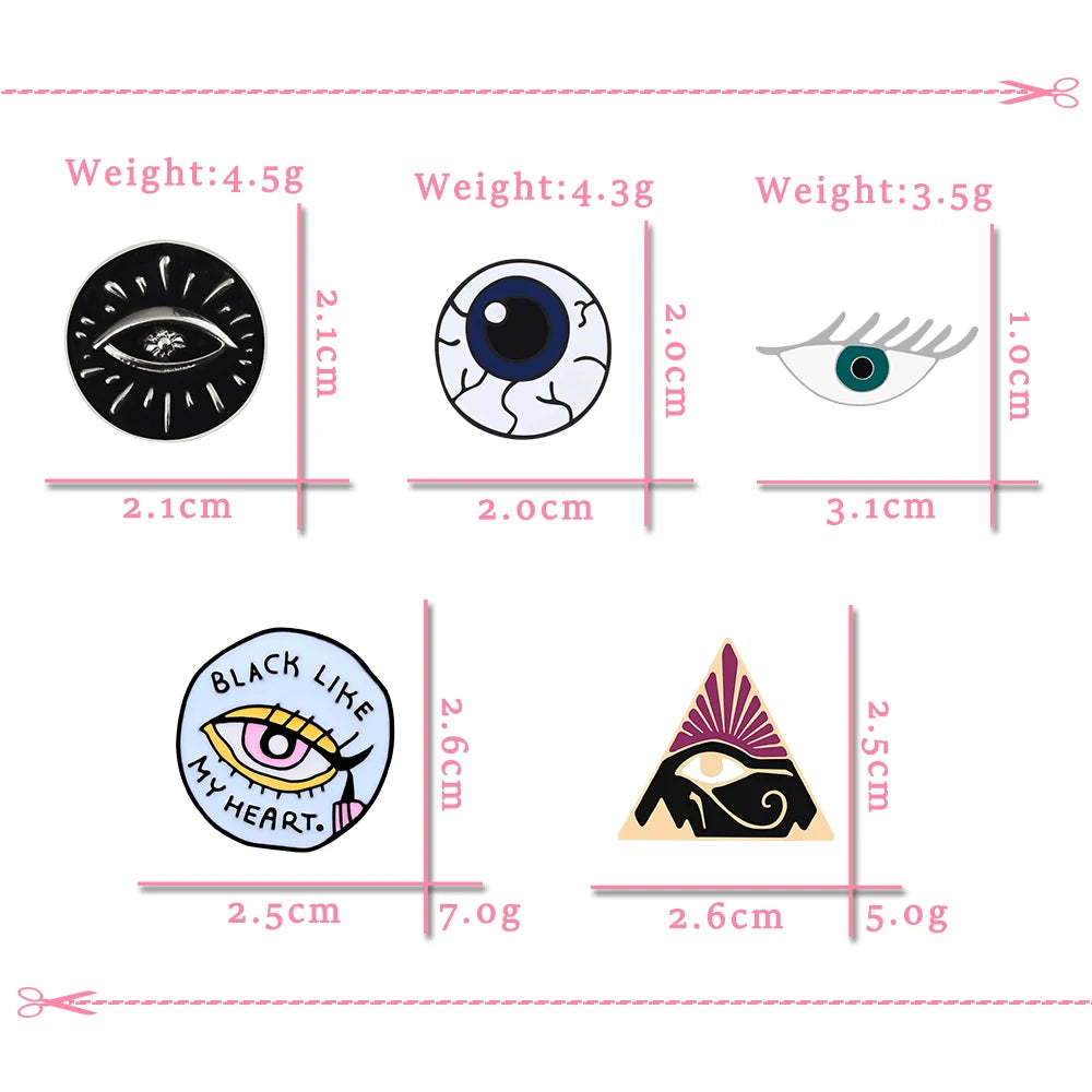 Vibe Enamel Pins (4/9pcs)