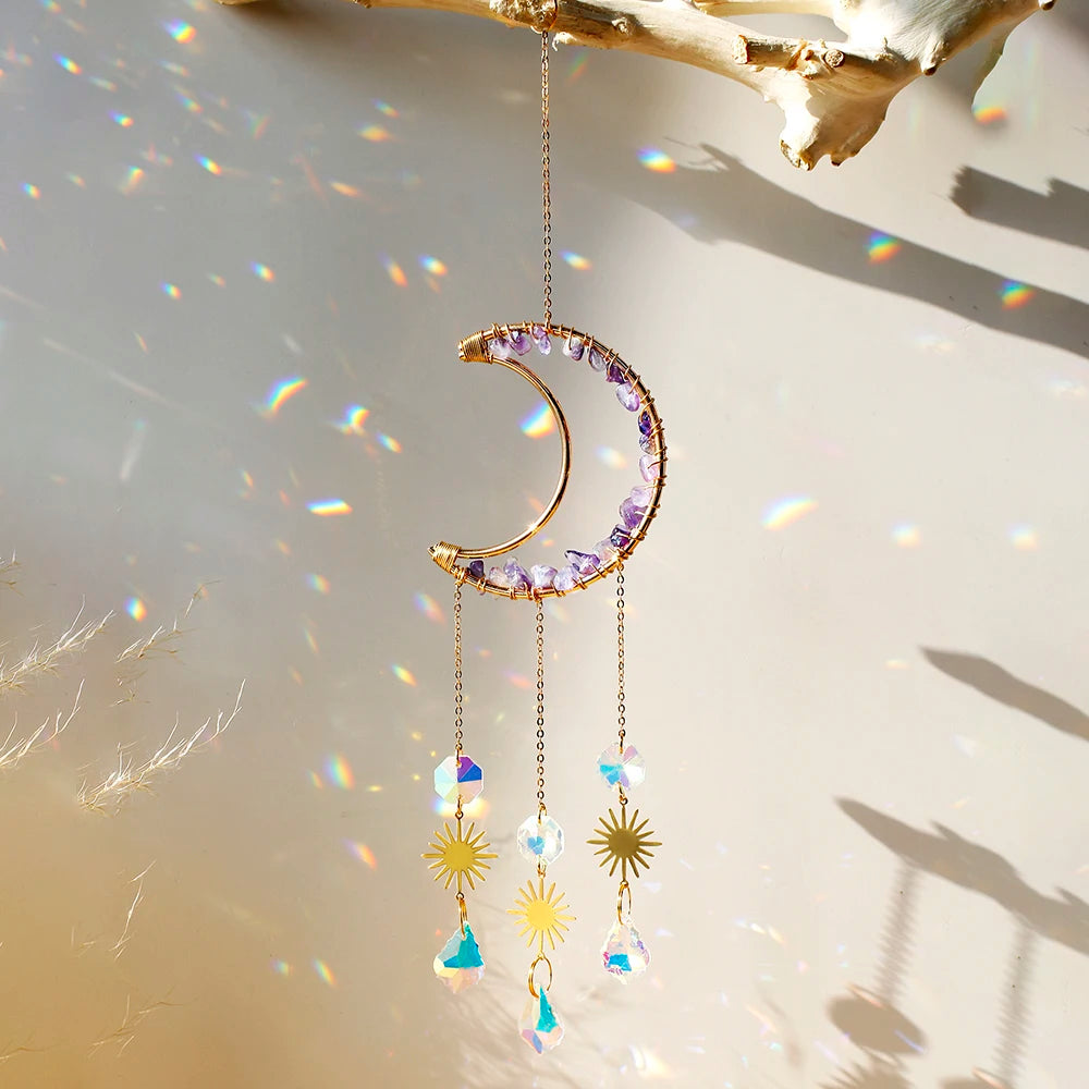 Moon Crystal Sun Catcher