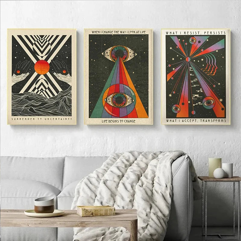 Psychedelic 70s Poster