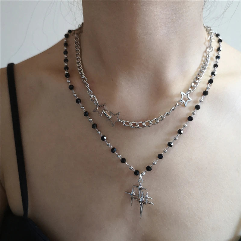 Assorted Silver Color Chain Necklace