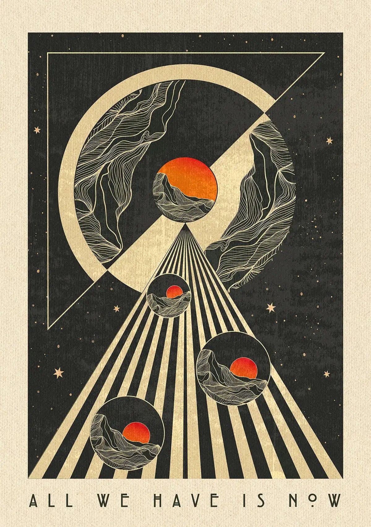 Psychedelic 70s Poster