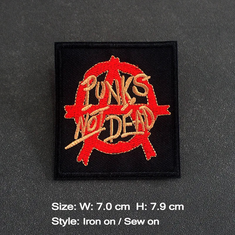 Rock Band Iron on Patches