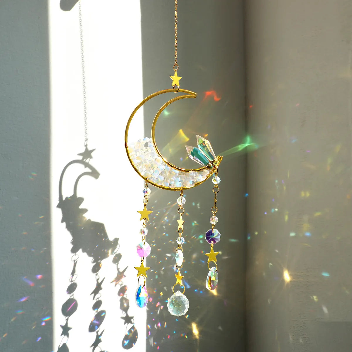 Moon Crystal Sun Catcher