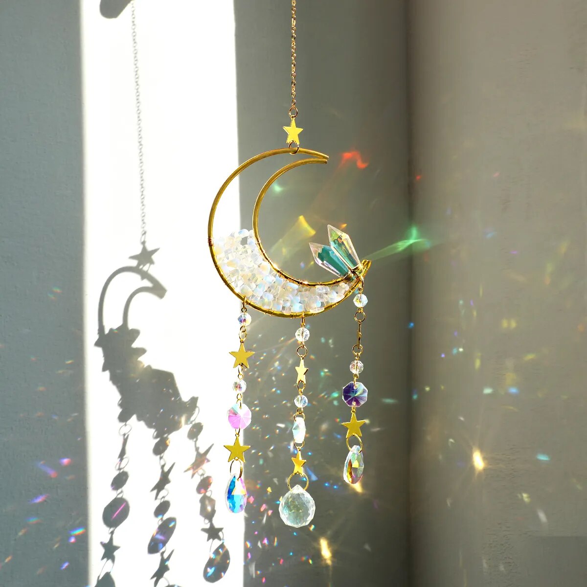 Moon Crystal Sun Catcher