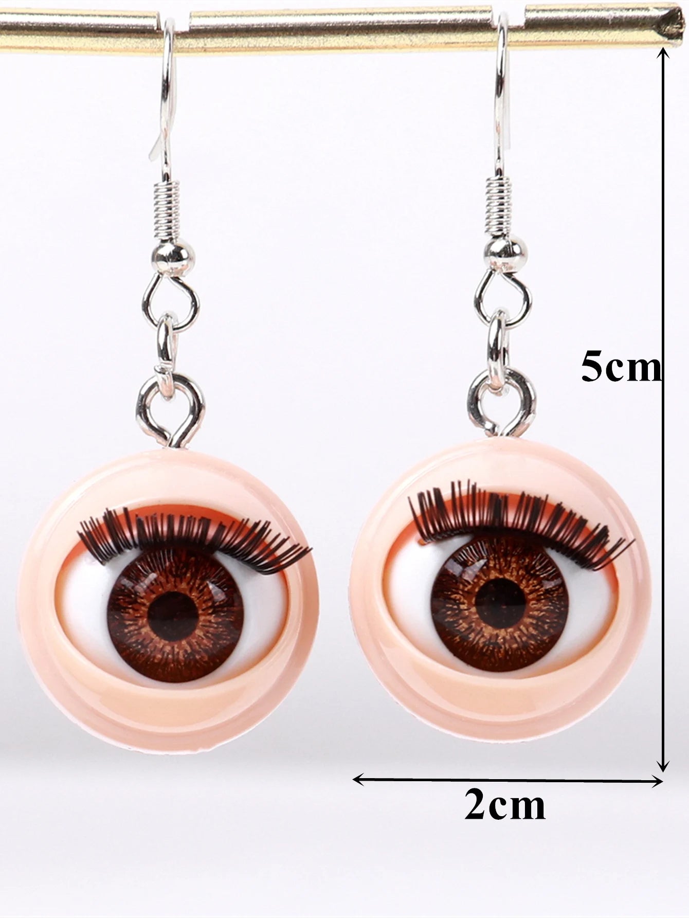 Baby Doll Movable Eye Earrings