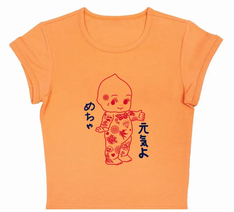Women's Kewpi Baby Tattooed