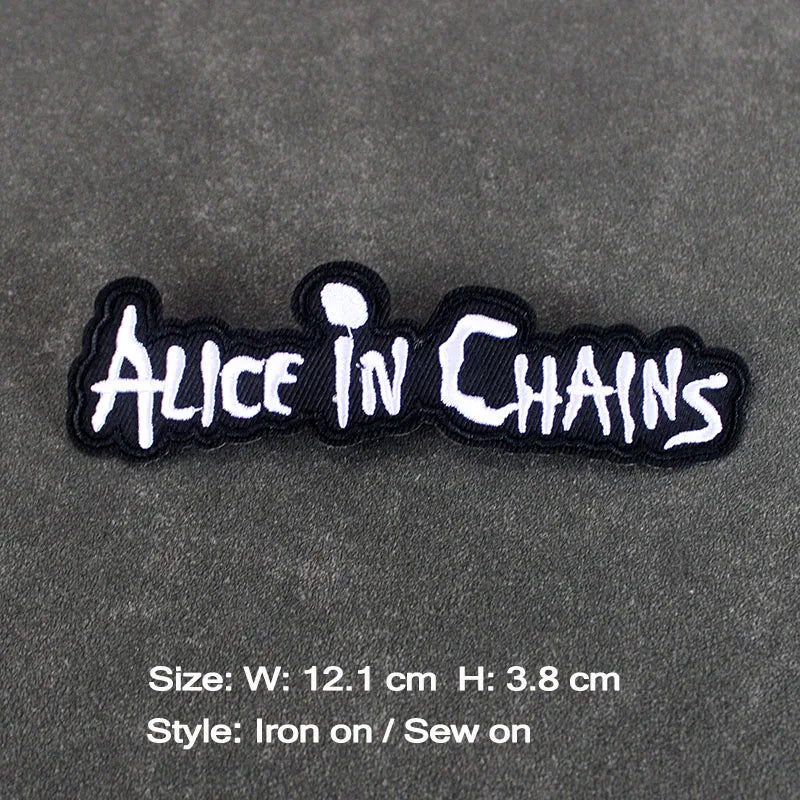 Rock Band Iron on Patches