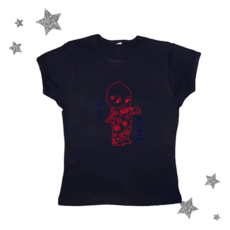 Women's Kewpi Baby Tattooed