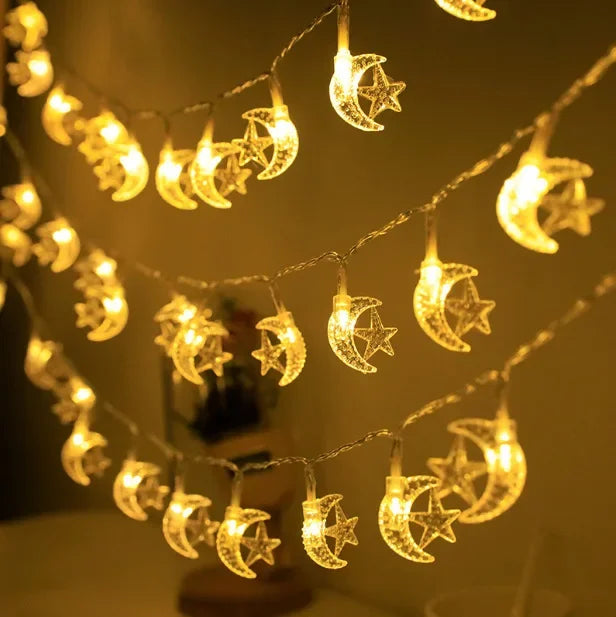 Moon String Lights