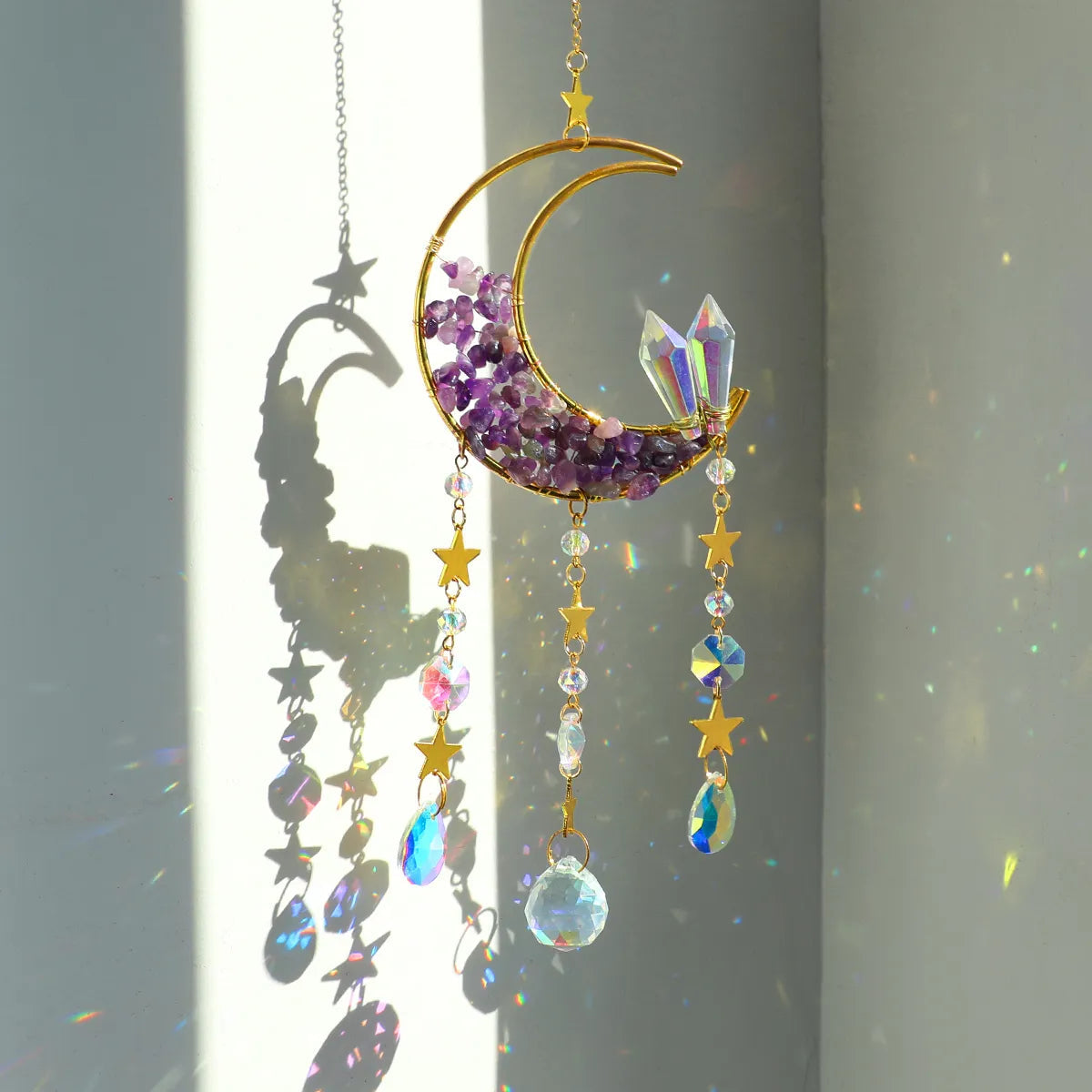 Moon Crystal Sun Catcher