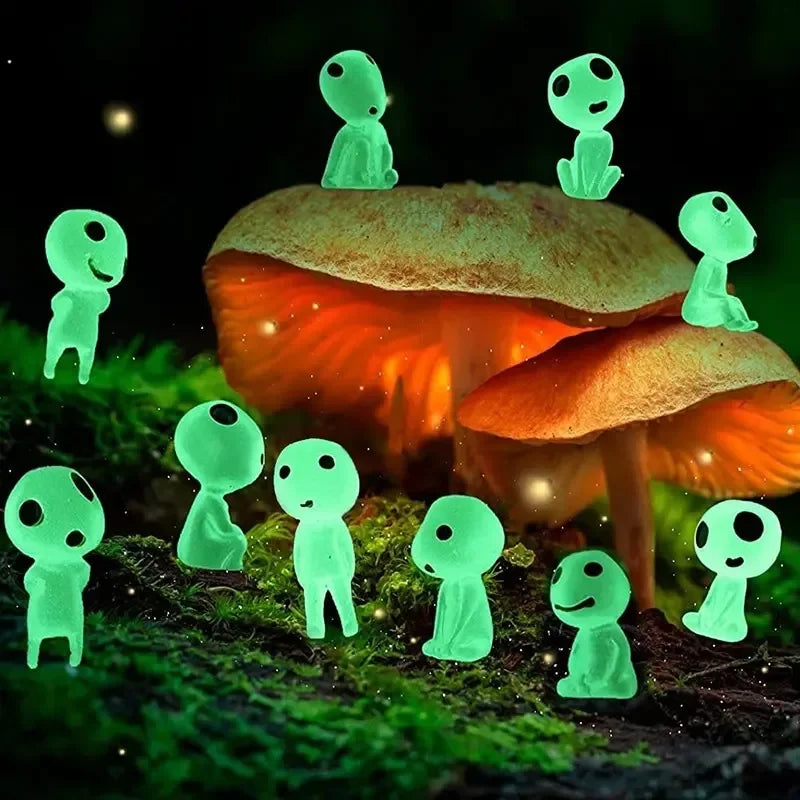 10 Little Glowing Aliens